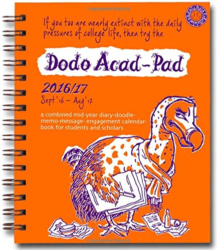 9780857701084: Dodo Mini Acad-Pad 2016 - 2017 Pocket Mid Year Diary, Academic Year, Week to View: A Combined Mid-Year Diary-Doodle-Memo-Message-Engagement-Calendar-Organiser-Planner Book for Students & Teachers