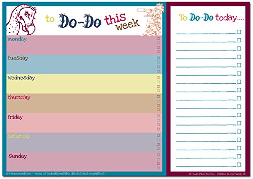 Beispielbild fr Dodo Daily to Do List Notepad (A4) Classic: 52 Sheets for Daily /Weekly to Do Lists and Notes, Perforated Between the Lists Sections So That Completed . be Torn off and Refreshed (TDLC) (Dodo Pad) zum Verkauf von Monster Bookshop