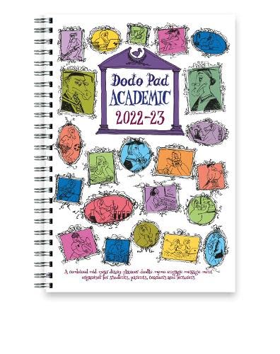 Beispielbild fr Dodo Pad Academic A5 Diary 2022-2023 - Mid Year / Academic Year Week to View Diary: A combined doodle-memo-message-engagement-calendar-organiser-planner for students, parents, teachers & scholars zum Verkauf von GF Books, Inc.