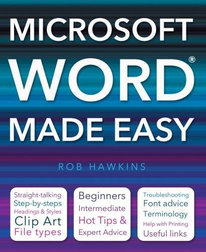 Stock image for Microsoft Word Made Easy (Computing Made Easy) for sale by Hippo Books