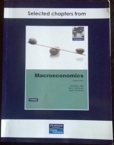 Imagen de archivo de Selected Chapters from Macroeconomics a la venta por AwesomeBooks