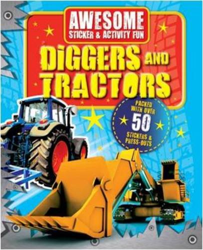 9780857804488: Awesome Fun: Tractors and Diggers (Sticker and Activity)