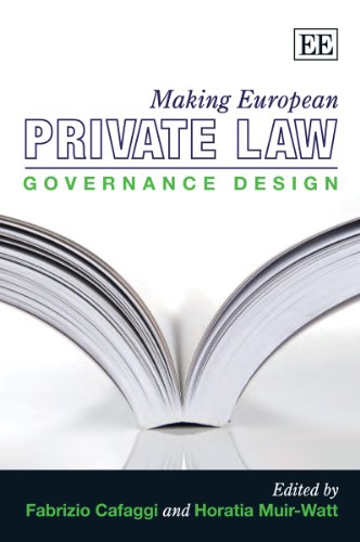 Imagen de archivo de Making European Private Law ? Governance Design a la venta por MB Books