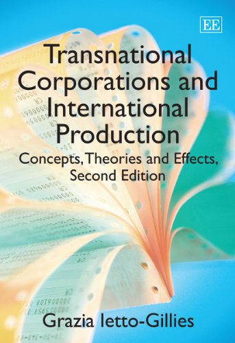 9780857932273: Transnational Corporations and International Production: Concepts, Theories and Effects