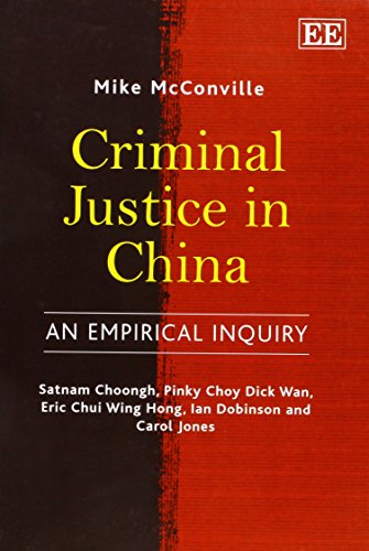 9780857932303: Criminal Justice in China: An Empirical Inquiry