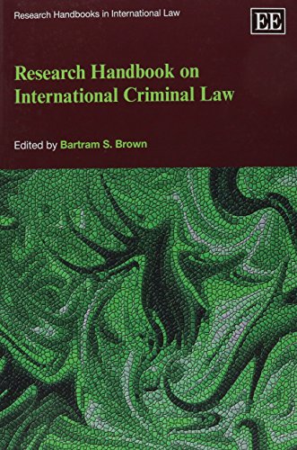 Stock image for Research Handbook on International Criminal Law (Research Handbooks in International Law series) for sale by HPB-Red