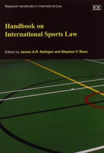Beispielbild fr Handbook on International Sports Law zum Verkauf von Blackwell's