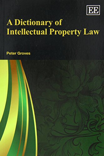 Beispielbild fr A Dictionary of Intellectual Property Law zum Verkauf von Blackwell's