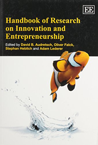 Stock image for Handbook of Research on Innovation and Entrepreneurship for sale by Ammareal