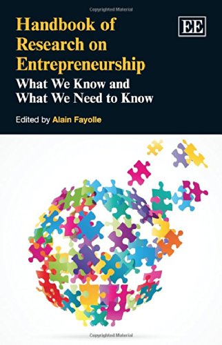 Beispielbild fr Handbook of Research on Entrepreneurship: What We Know and What We Need to Know (Elgar Original Reference) zum Verkauf von Books From California