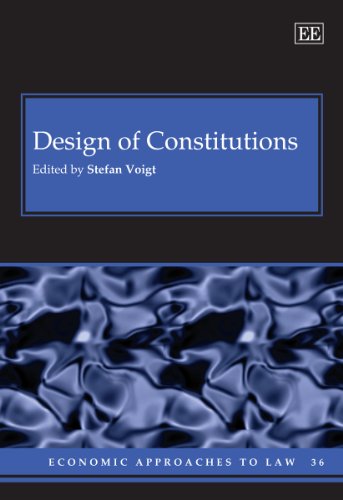 9780857937902: Design of Constitutions (Economic Approaches to Law series)