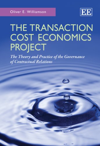 Beispielbild fr The Transaction Cost Economics Project zum Verkauf von Blackwell's