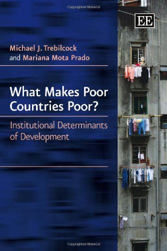 Imagen de archivo de What Makes Poor Countries Poor?: Institutional Determinants of Development a la venta por Michael Knight, Bookseller