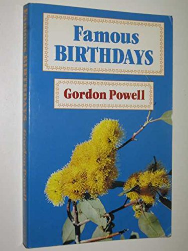 Beispielbild fr Famous Birthdays zum Verkauf von Syber's Books