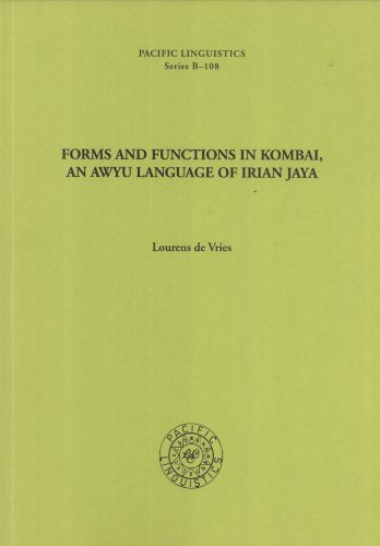 9780858834163: Forms and functions in Kombai, an Awyu language of Irian Jaya (Pacific linguistics. Series B)