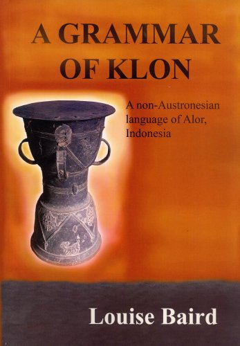 9780858835986: A Grammar of Klon: A Non-austronesian Language of Alor, Indonesia (Pacific Linguistics, 596)