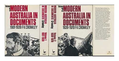 9780858850323: Modern Australia in Documents: 1901-39 v. 1