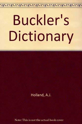 Stock image for Bucklers Dictionary for sale by Reuseabook