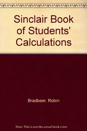 Beispielbild fr Sinclair Book of Students' Calculations zum Verkauf von AwesomeBooks