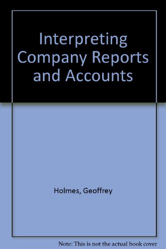 Imagen de archivo de Interpreting Company Reports and Accounts a la venta por Reuseabook