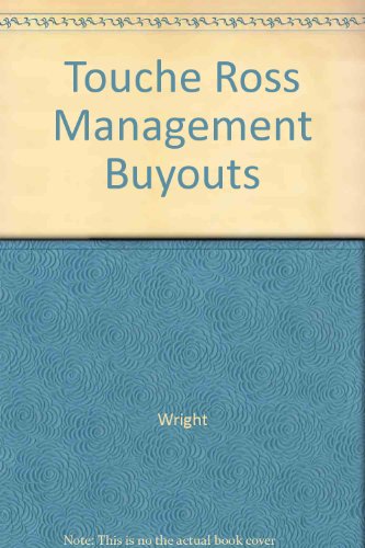 Stock image for Touche Ross Management Buyouts for sale by Phatpocket Limited