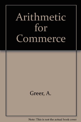 Imagen de archivo de Arithmetic for Commerce a la venta por Goldstone Books
