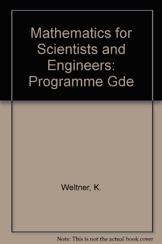 Stock image for Mathematics for Scientists and Engineers: Programme Gde for sale by AwesomeBooks