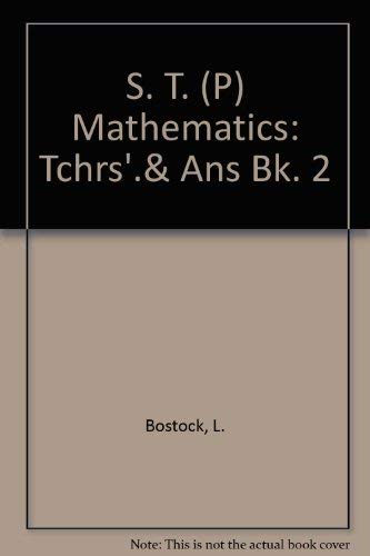 S. T. (P) Mathematics (Bk. 2) (9780859501750) by [???]