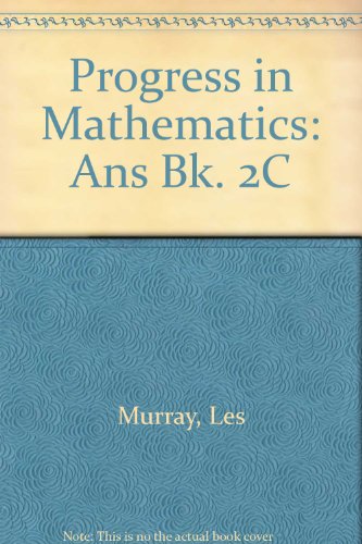 Progress in Mathematics (Bk. 2C) (9780859502719) by Unknown Author