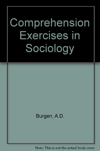 Stock image for Comprehension Exercises in Sociology for sale by PsychoBabel & Skoob Books