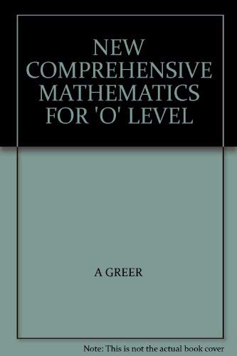 9780859504126: New Comprehensive Mathematics for 'O' Level