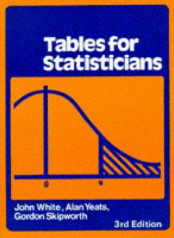 Imagen de archivo de Tables for Statisticians - Third Edition a la venta por Greener Books