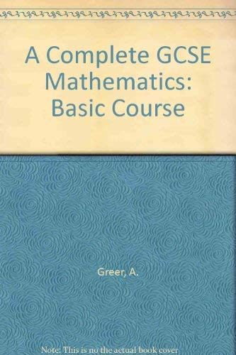 Beispielbild fr Basic Course (A Complete GCSE Mathematics) zum Verkauf von Goldstone Books