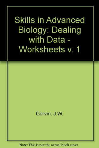 9780859505895: Dealing with Data - Worksheets (v. 1) (Skills in Advanced Biology)
