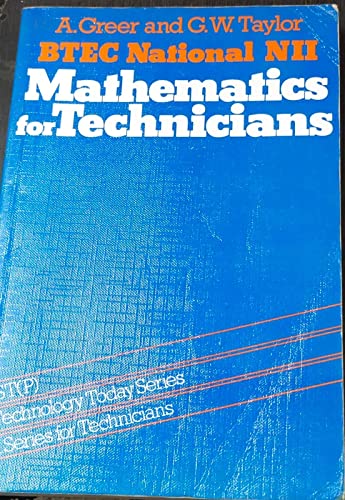 Beispielbild fr BTEC National NII Mathematics for Technicians zum Verkauf von WorldofBooks