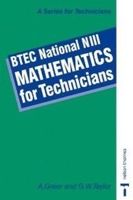 Beispielbild fr BTEC National NIII: New Level 3 (Mathematics for Technicians) zum Verkauf von WorldofBooks