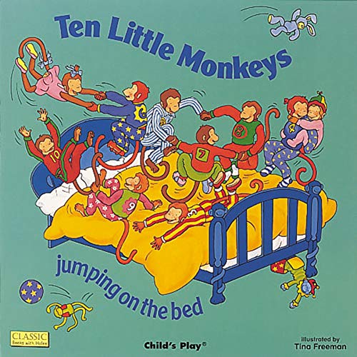 Imagen de archivo de Ten Little Monkeys Jumping on the Bed (Classic Books With Holes) (Classic Books with Holes Board Book) a la venta por SecondSale