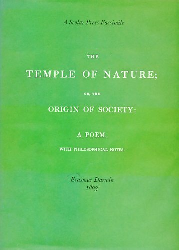 Stock image for The Temple of Nature A Scholar Press Facsimile for sale by Sarah Zaluckyj