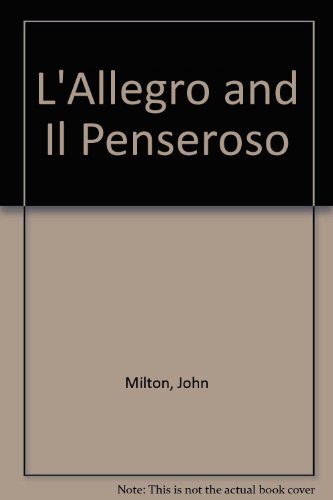 Stock image for MILTON'S L'ALLEGRO AND IL PENSEROSO ILLUSTRATED BY BIRKETT FOSTER for sale by Luis Porretta Fine Arts