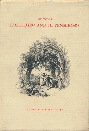 Stock image for Milton's L'Allegro and Il Penseroso. for sale by Wittenborn Art Books