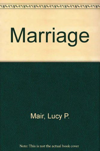 Stock image for Marriage for sale by Anybook.com