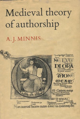 Beispielbild fr Mediaeval Theory of Authorship: Scholastic Literary Attitudes in the Later Middle Ages zum Verkauf von WorldofBooks