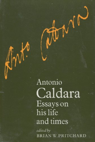 Beispielbild fr Antonio Caladara : Essays on His Life and Time zum Verkauf von Better World Books