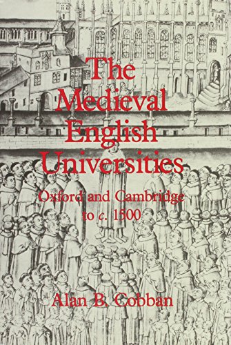 9780859677530: The Medieval English Universities: Oxford and Cambridge to c. 1500