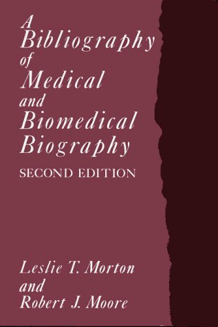 9780859679817: A Bibliography of Medical and Biomedical Biography