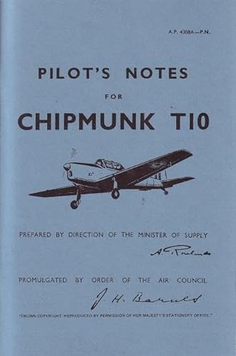 Stock image for Chipmunk Pilots Notes for sale by Monster Bookshop