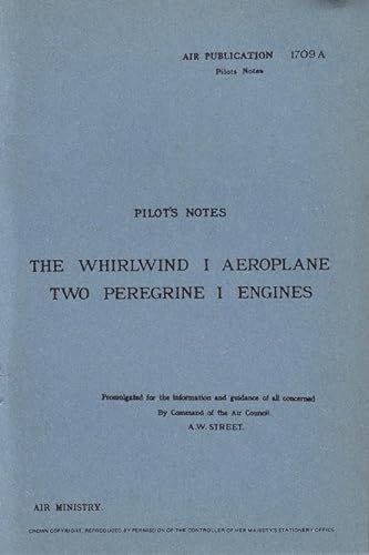 Stock image for Whirlwind 1 Pilots Notes for sale by Monster Bookshop