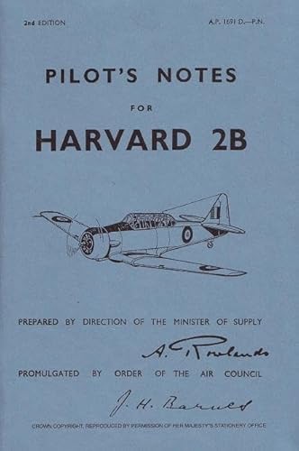 9780859790697: Pilot's Notes for Harvard 2B