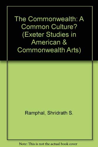 Imagen de archivo de The Commonwealth A Common Culture a la venta por Merandja Books