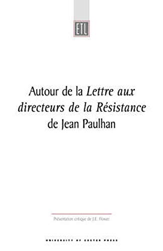 Stock image for Autour de la Lettre aux Direceurs de la Resistance (Exeter Textes Litteraires) for sale by Midtown Scholar Bookstore